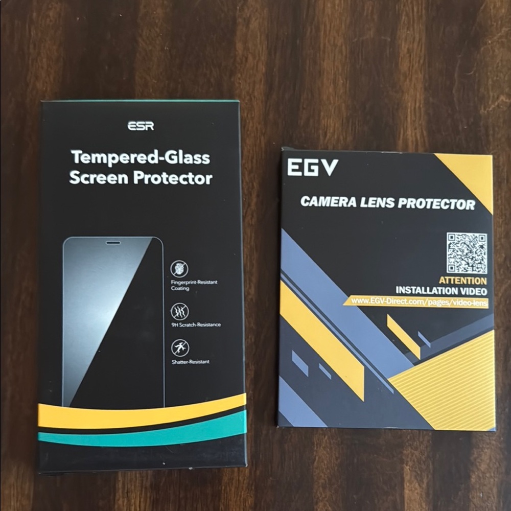 2 Tempered Glass & 2 Camera Screen Protectors for iPhone 12